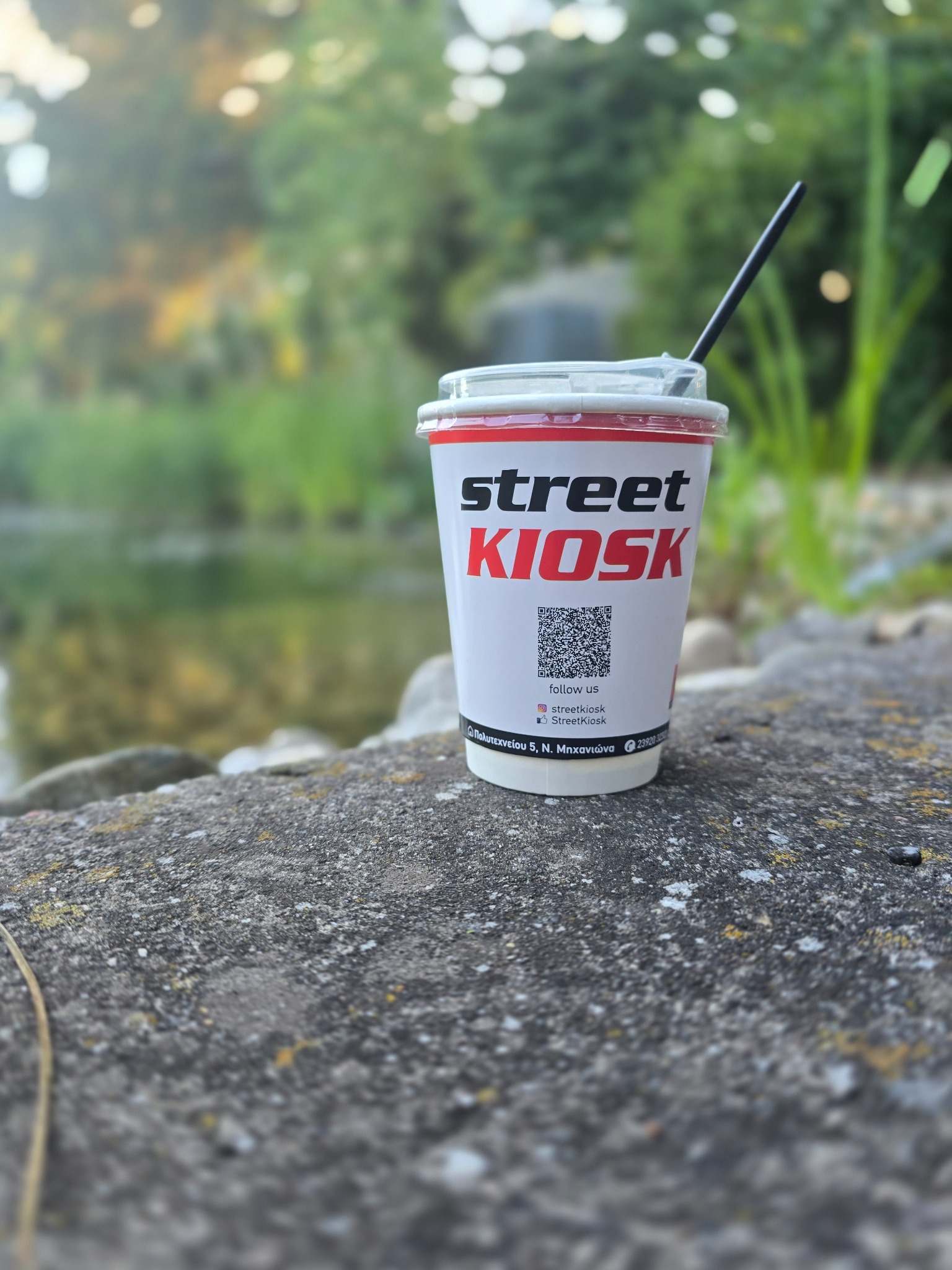 Street Kiosk takeaway coffee